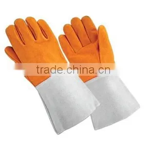 Welding Gloves/Cow Split Gloves/Crust Leather Gloves thumbnail-1