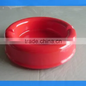 DCA009150RED Shiny RED Color Melamine Ashtray, Melamine Cigarette Ashtray, Round Ashtray thumbnail-1