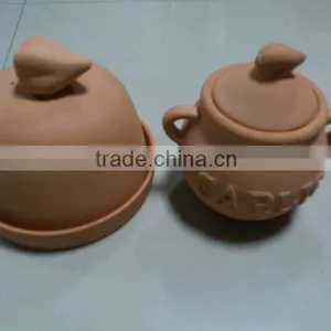 Ceramic Garlic Jar Garlic Pot thumbnail-1