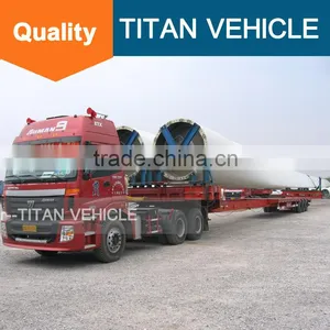TITAN Extendable Trailer for 45mts 56mts 60 Meters Wind Blade Transport thumbnail-1
