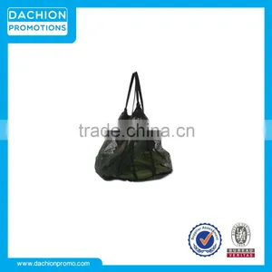 Logo Printed Farmer's Market Drawstring Mesh Bag thumbnail-3