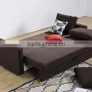 Hot Selling Three Seats Folding Sofa Bed With Strong Wood Frame thumbnail-1