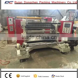PP Plastic Film Slitting Machine PVC Slitting Rewinding Machine Wenzhou Price thumbnail-1