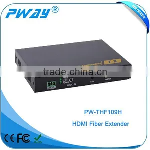 2016 New 1080P 10KM HDMI Fiber Extender With RS232 & External Audio thumbnail-1