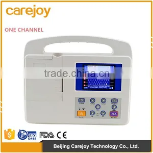 Automatic and Manual Operation Modes Digital 1-channel Electrocardiograph Cheap Mini Portable Ecg Machine thumbnail-1