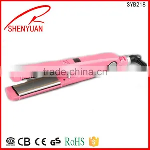 Hot Selling Electric Professional Flat Iron Hair Straightener Cememic PTC 200 Degree Home Use Made in China thumbnail-1