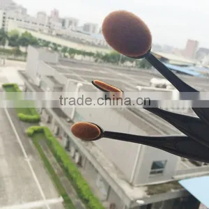 Factory Lowest Price 10pic Set Oval Makeup Brush /2016 Fashion Professional Ladies Makeup Brush thumbnail-3