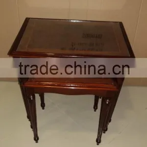 Antique French Nest of Three Tables thumbnail-2