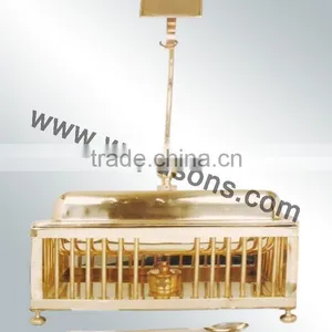 New Rounded Base Brass Plated Chafing Dish for Hotel Used | Stainless Steel Made Chafing Dish | Home Used Chafing Dish thumbnail-5