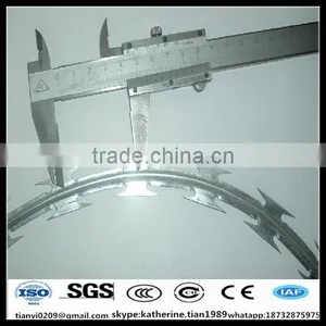 Bto-22 Concertina 300mm Concertina Razor Wire Metal Mesh Ribbion for Protection thumbnail-6