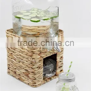 COUNTRY Drinking Glass Set With Grass Stand thumbnail-2