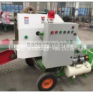 Full Automatic Alfalfa Silage Baler and Wrapper Machine /small Bale Hay Baler thumbnail-4
