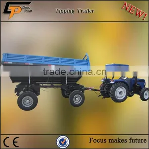 Tipping Trailer With 4 Wheels, 5t Trailers With Cheap Price thumbnail-1