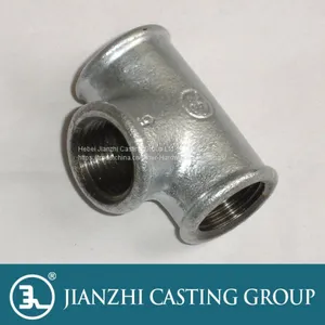 Malleable Cast Iron Pipe Fitting 3-way Equal Tees thumbnail-1