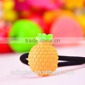 Hot Sale Fresh Fruit Hairpin Hair Accessories Elastic Hair Ties for Girls thumbnail-3