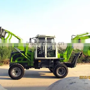 2016 Hot CE Wheel Mini Backhoe Loader thumbnail-1