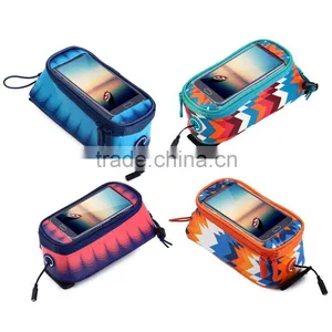 Roswheel Bicycle Bag 4.8 Inch Touch Screen Bicycle Front Tube Phone Bag Holder Handlebar Pouch Bicycle Bag thumbnail-6