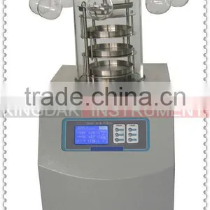 KGJ-12 Multi-pipe Top-press Freeze Dryer/lyophilizer/vacuum Freeze Dryer thumbnail-1