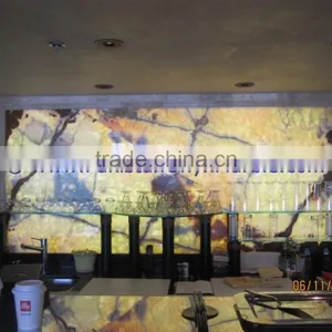 HOT SALE POPULAR BACKLIT ONYX WALLS PANELS & CEILINGS PANELS thumbnail-3