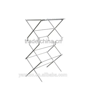 Outdoor Cloth Drying Racks, Stainless Steel Foldable Clothes Drying Rack, thumbnail-2