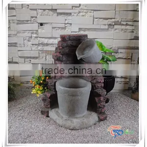 Fiberglass Relict Pseudodike Garden Water Fountain thumbnail-1