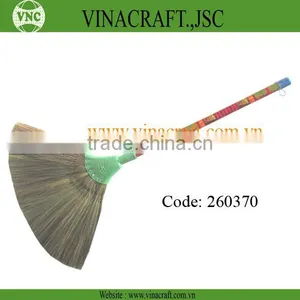 Vietnam Grass Broom With Plastic Fiber thumbnail-1