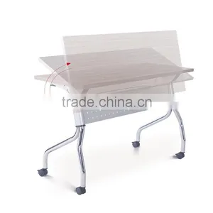 Quality Modern Simple Folding Movable Conference Table Tradining Table LQ-CFT003 thumbnail-2