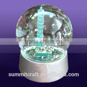 Custom Resin Building Snowball Souvenirs Items Dubai Snow Globe thumbnail-1