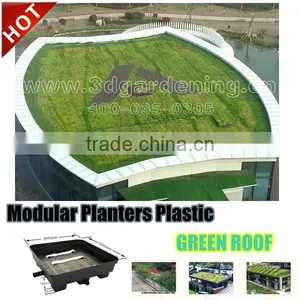 Green Roofs Planter Plastic Flower Pot for Seedings Nursery Pot Saucers thumbnail-1
