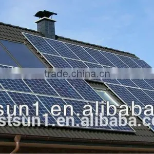 6000w Domestic Use Solar and Wind Power Hybrid System thumbnail-1