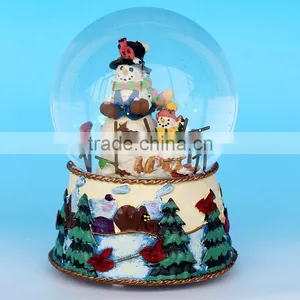 2017 Resin Craft Christmas Snowball With Snow thumbnail-1
