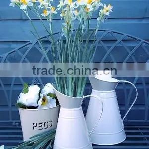 Galvanzied Metal Flower Jugs thumbnail-3