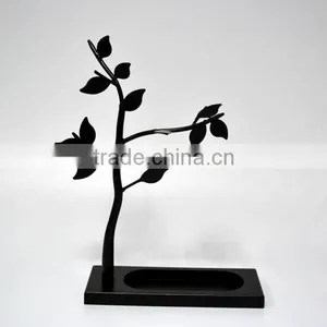 Metal Jewelry Display Stand With MDF Base thumbnail-1