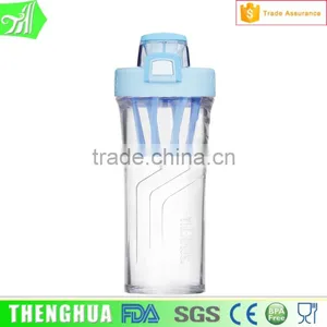 New Design Tritan Water Bottle Plastic Milk Shake Bottle Shaker thumbnail-3
