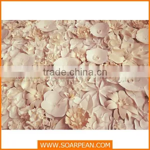 Paper Flower Wall Wedding Backdrop thumbnail-1