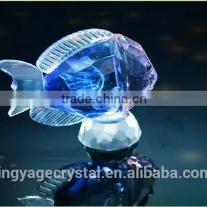 Colorful Transparent Crystal Seafish Model With Base as Crystal Anniversary Gifts or Delicate Wedding Gifts thumbnail-4