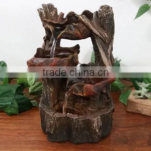Indoor Waterfall Tabletop Fountain With LED Light thumbnail-1