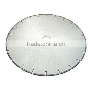 Electroplated Band Diamond Saw Blades for Cutting Marble/Electroplated Diamond Cutting Disc for Soapstones thumbnail-1
