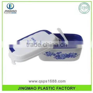 Plastic Bento Lunch Box With Compartment With Spoon thumbnail-1