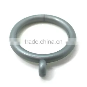 Shower Curtain Track Hooks, Plastic Shower Curtain Hook With Eyelet ID34mm/OD46mm & ID26mm/OD33mm Grey Colour thumbnail-2