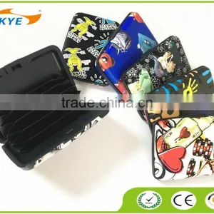 Pu Leather & Aluminium Business Credit Card Holder RFID Wallets thumbnail-1