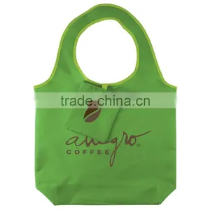 Hot Sale New Design Reusage Folding Round Shouder Hand Tote Bags Recycle Shopping Shoulder Folding Bags thumbnail-2