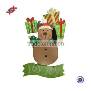 Christmas Decoration Hanging Wooden Board, Movable X'mas Decoration thumbnail-1