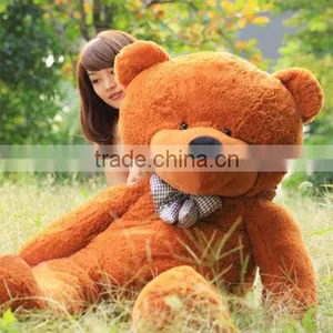 NET Giant Big Cute Deep Brown Plush Teddy Bear Huge Soft 100% Cotton Toy thumbnail-2