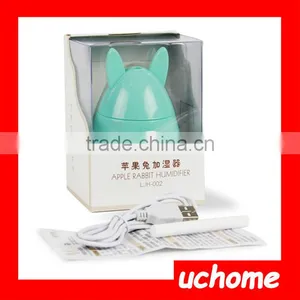UCHOME Mini Cute Rabbit Shape 80ml Water Capacity USB DC 5V Aroma Atomizer & Ultrasonic Air Humidifier For Home Office Use thumbnail-6