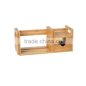 Aonong Bamboo Bookcase/Bamboo Bookshelf/book Shelf/bookrack thumbnail-1