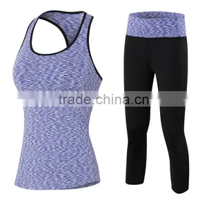 Women Sport Sets for Running Yoga Fitness Gym Girl Clothing Sports Bra and Sport Leggings Sportwear Suit for Woman thumbnail-3