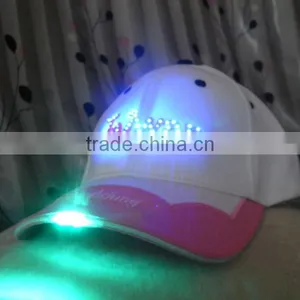 Fashion Flash Light Caps With Embroidery Logo Design thumbnail-1