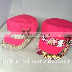Hot Horn Embroidery Military Caps and Flat Caps With Dongguan Factory thumbnail-3