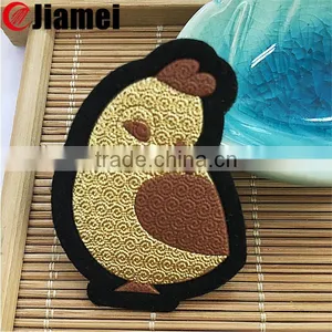 OEM Lovely Chick Shape Embossed Pin Badge Plastic Badge thumbnail-1